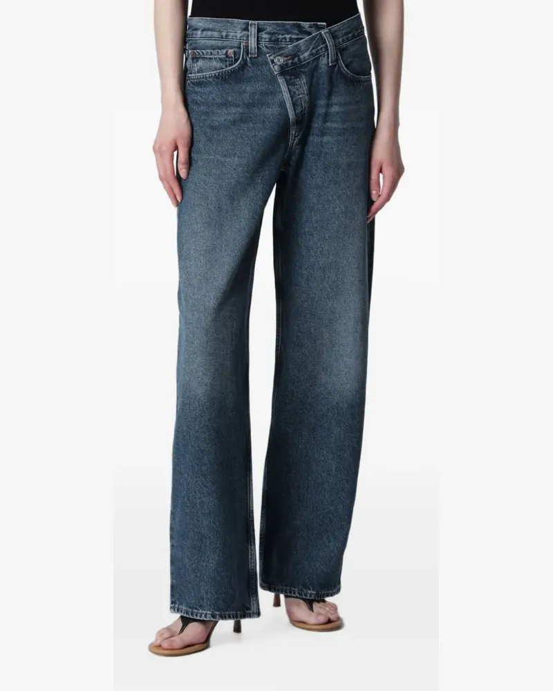 AGOLDE Arc Criss Cross jeans - Blau Blau