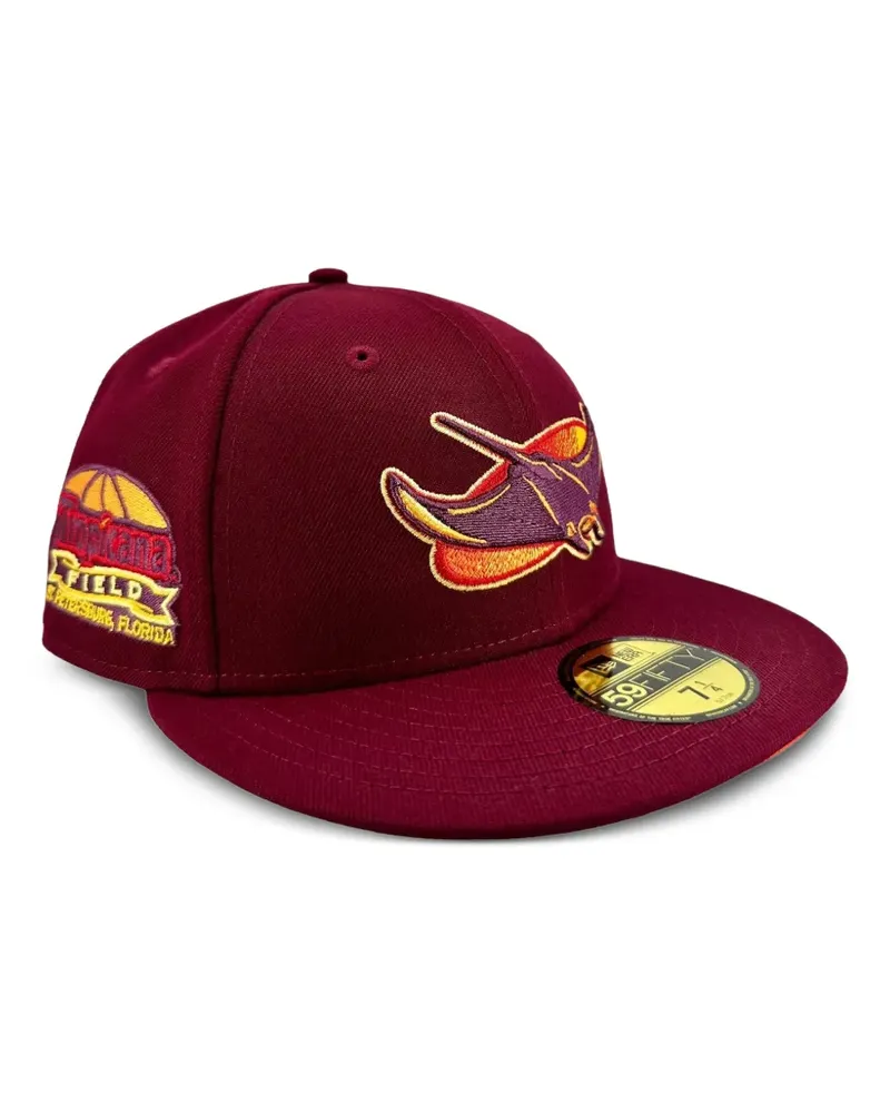 New Era 59FIFTY Tampa Bay Rays Baseballkappe - Rot Rot