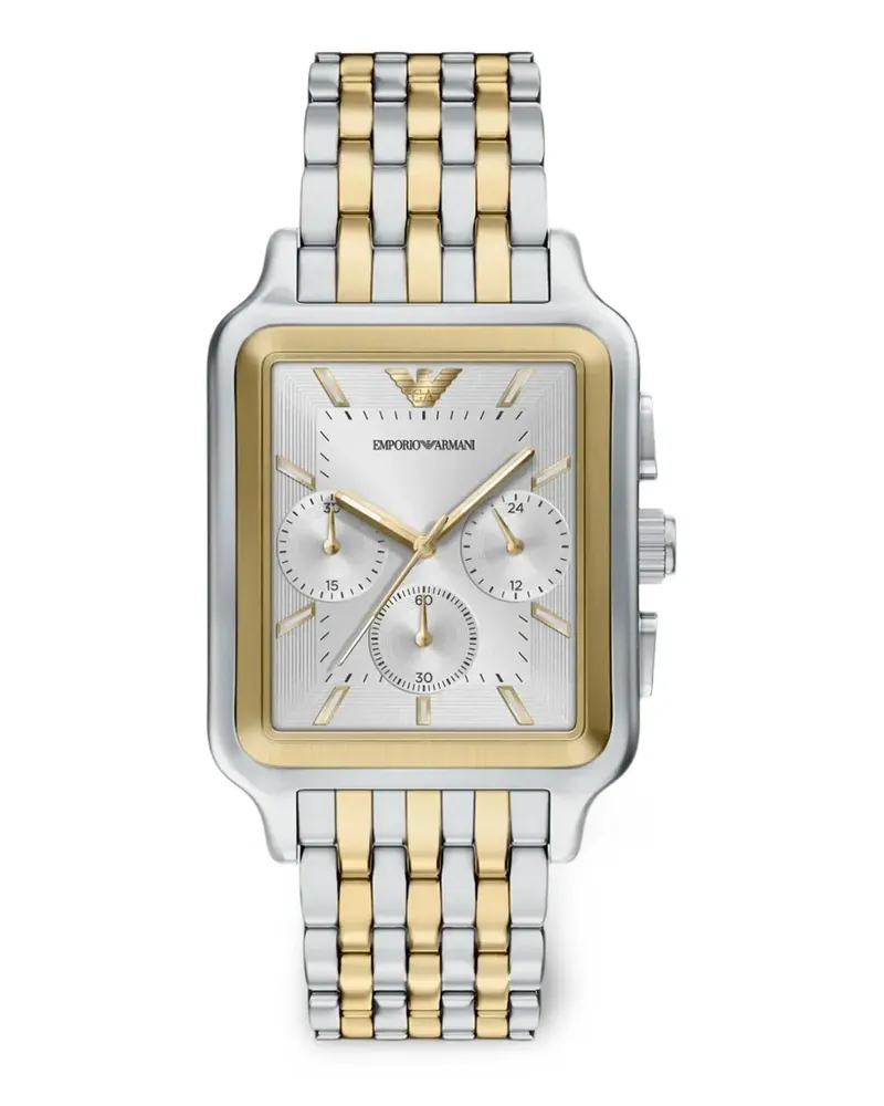 Emporio Armani Chronograph mit Quarzwerk - Silber Silber
