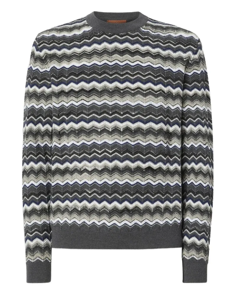 Missoni Pullover mit Zickzackmuster - Grau Grau