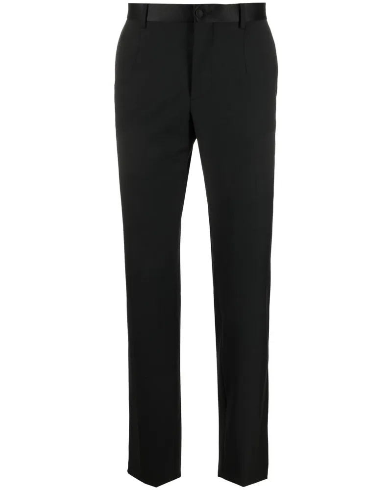Philipp Plein Hose mit geradem Bein - Schwarz Schwarz