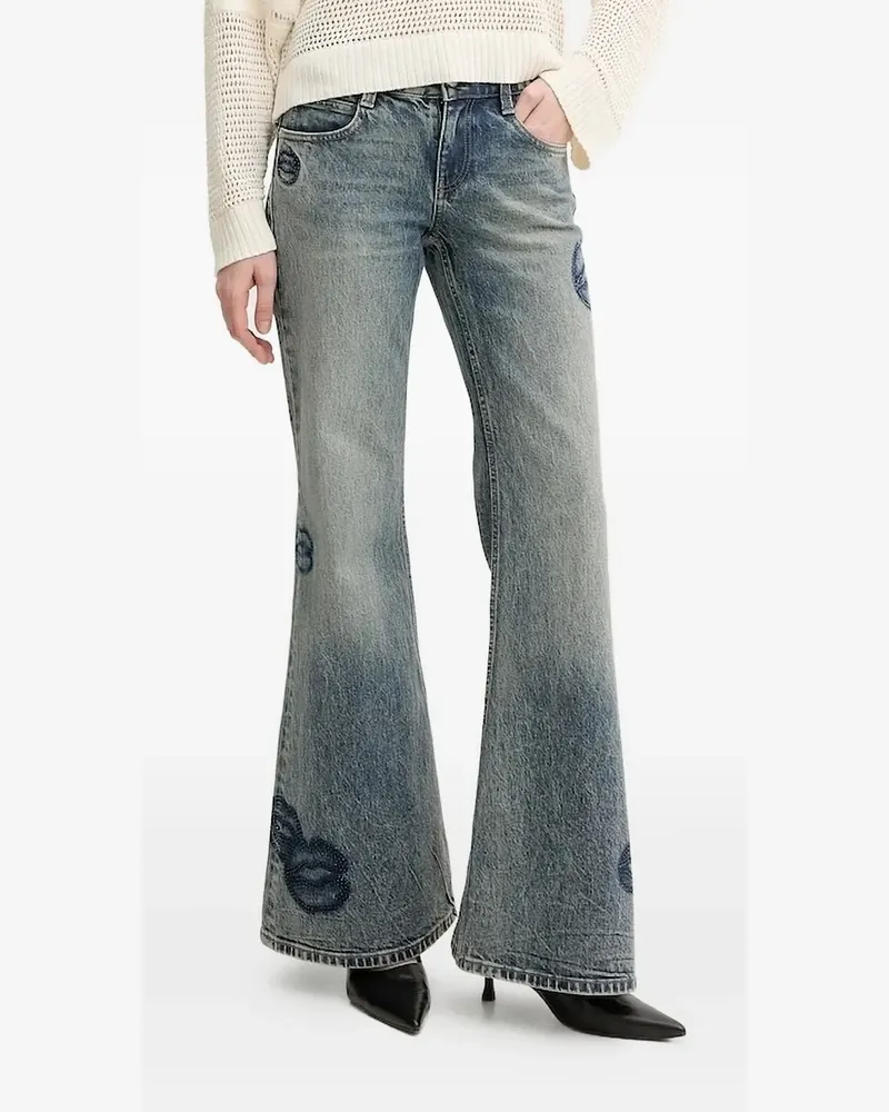 Miss Sixty Jeans mit ausgestelltem Bein - Blau Blau