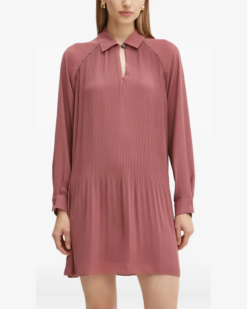 Liu Jo collared mini dress - Rosa Rosa
