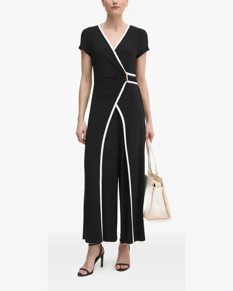 Joseph Ribkoff Jumpsuit mit V-Ausschnitt - Schwarz Schwarz