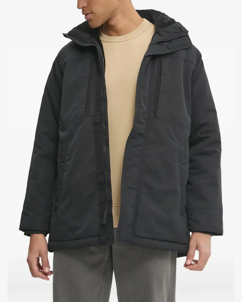 Hollister Jacke mit Kapuze - Schwarz Schwarz