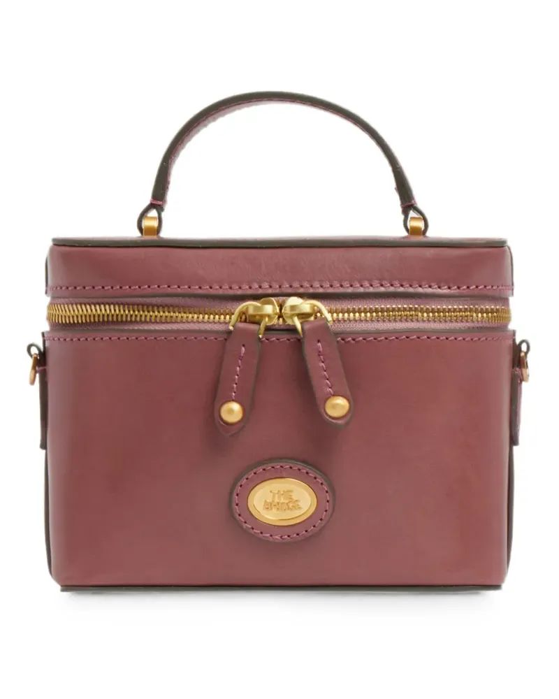 The Bridge Story mini leather bowling bag - Rosa Rosa