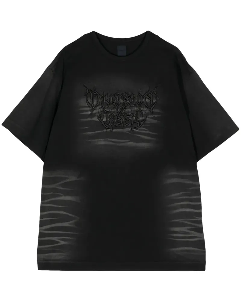 JUUN.J T-Shirt mit Stickerei - Grau Grau