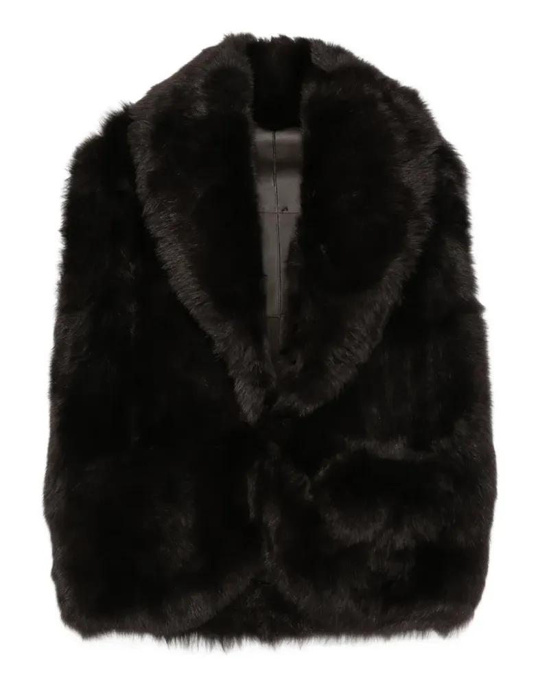 BLANCHA sleeveless jacket - Braun Braun