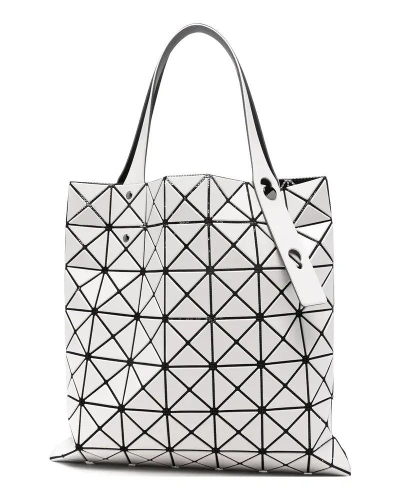 Issey Miyake Lucent Shopper mit geometrischem Muster - Weiß Weiß