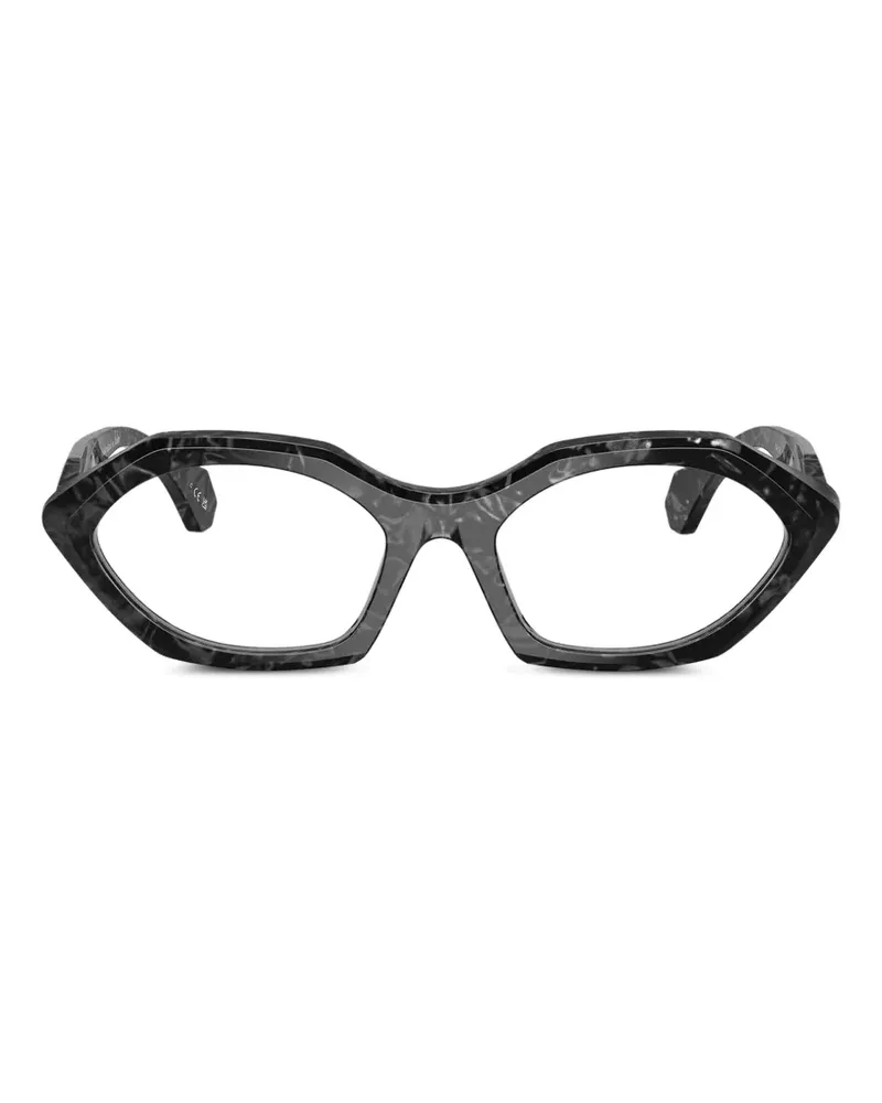 Alain Mikli geometric-frame glasses - Grau Grau