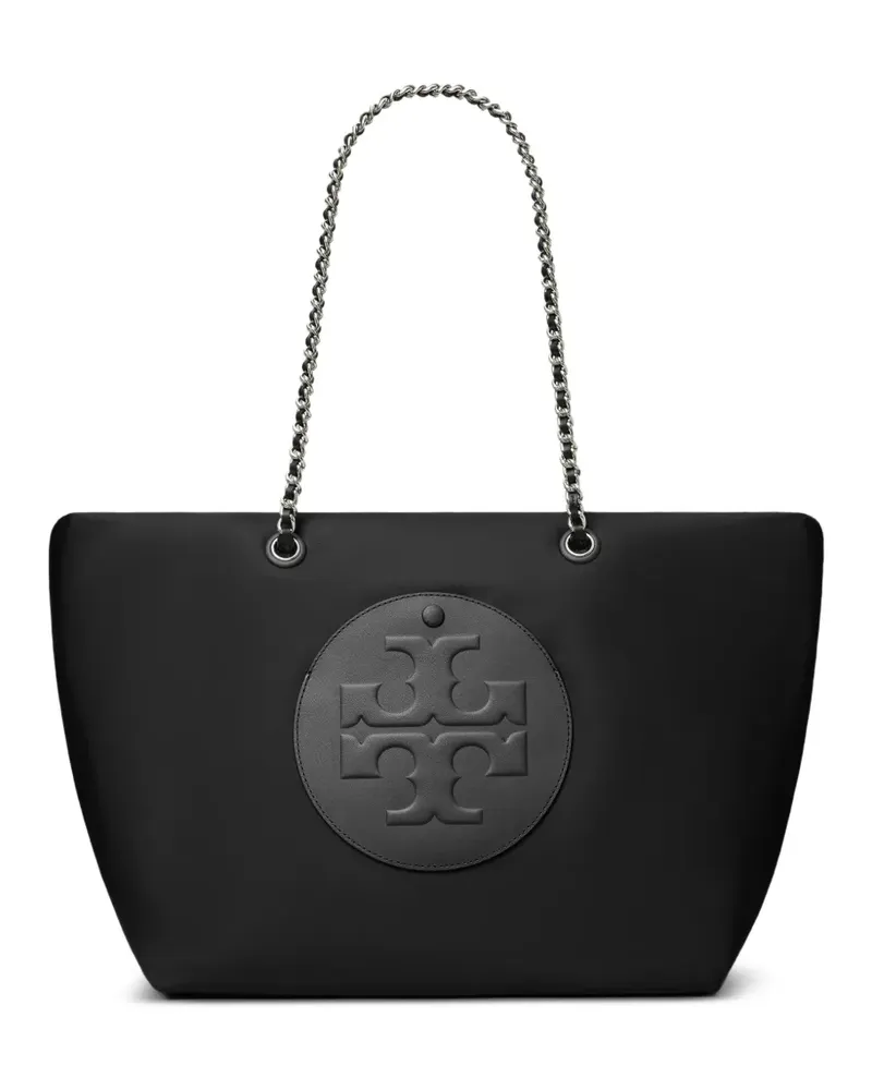 Tory Burch Große Ella Handtasche - Schwarz Schwarz