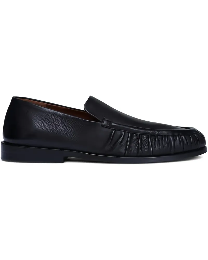 Marsèll Loafer mit Faltendetail - Schwarz Schwarz