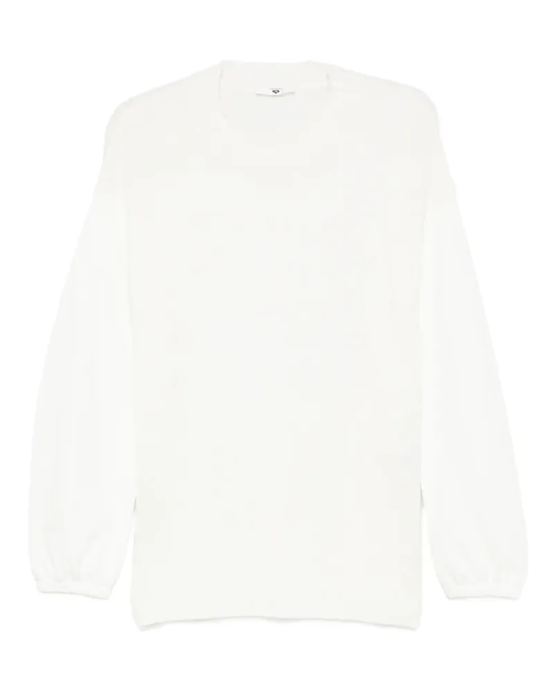 Twin-Set Pullover mit Ballonärmeln - Weiß Weiß