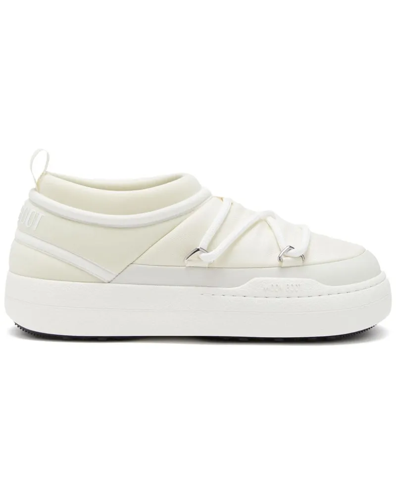 Moon Boot Park Icon Sneakers mit Logo-Print - Nude Nude