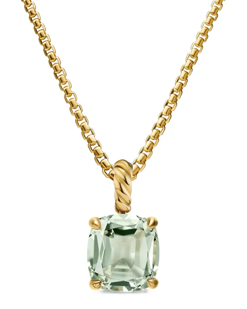 David Yurman 18kt Marbella™ Gelbgoldanhänger mit Prasiolith - Grün Grün