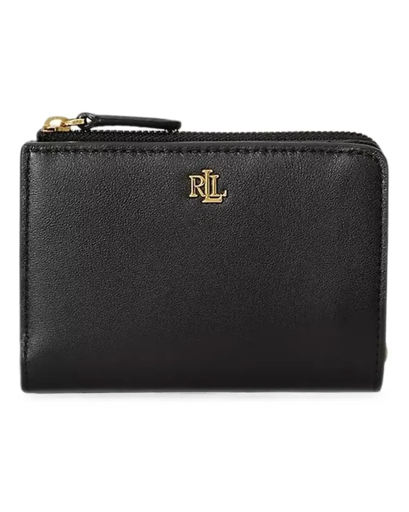Ralph Lauren logo-plaque bifold wallet - Schwarz Schwarz