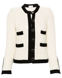 Saint Laurent Cardigan aus Wolle Nude