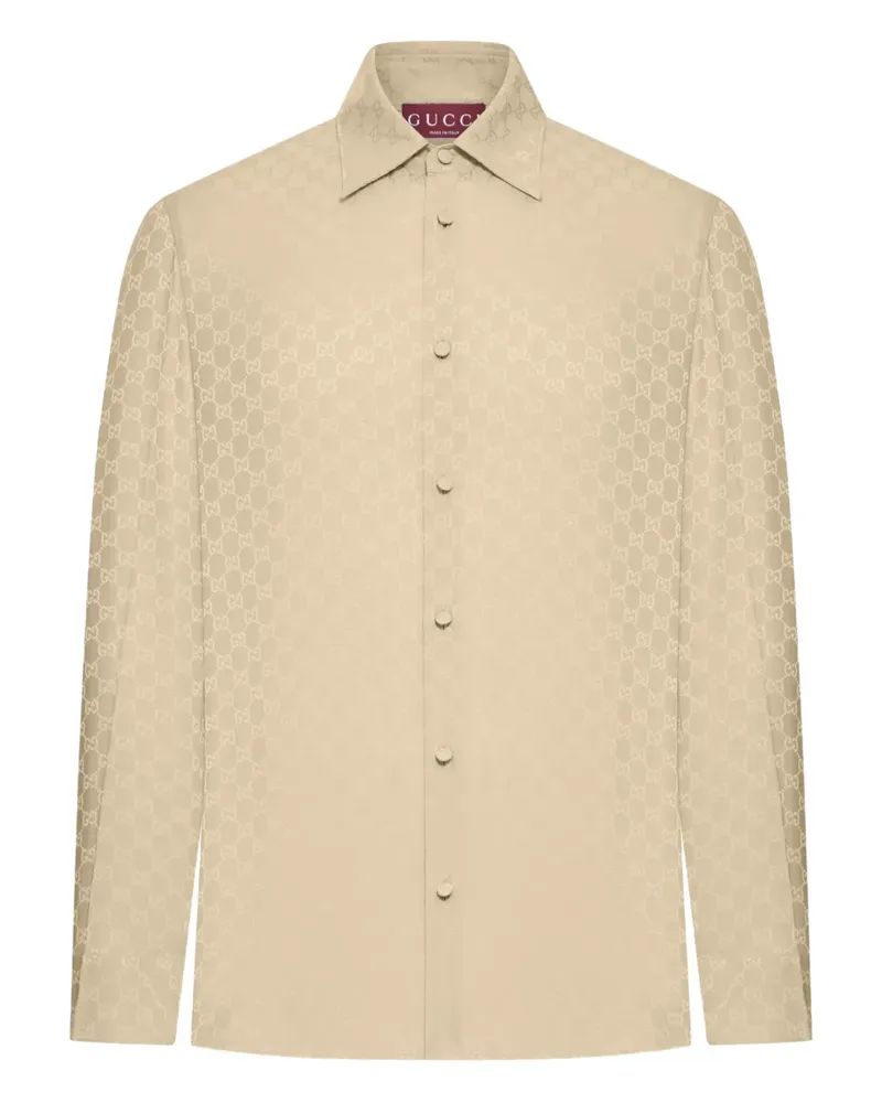Gucci silk shirt - Nude Nude