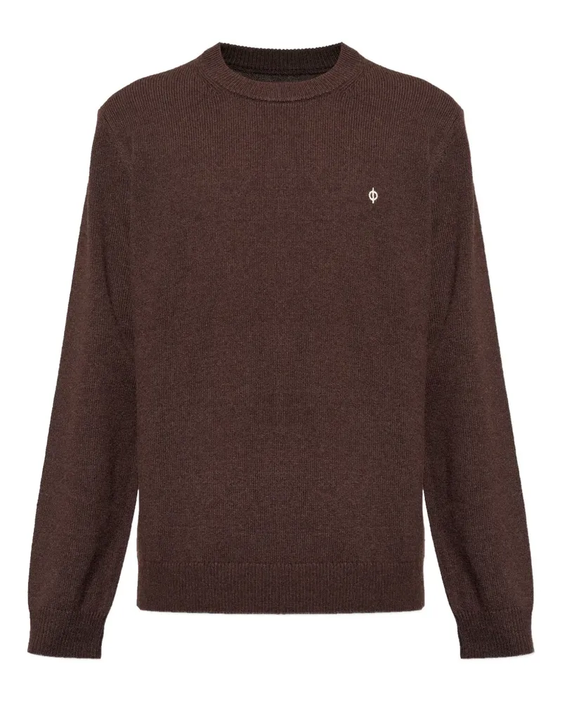 Samsøe & Samsøe Sapatrik Pullover mit Logo-Stickerei - Braun Braun