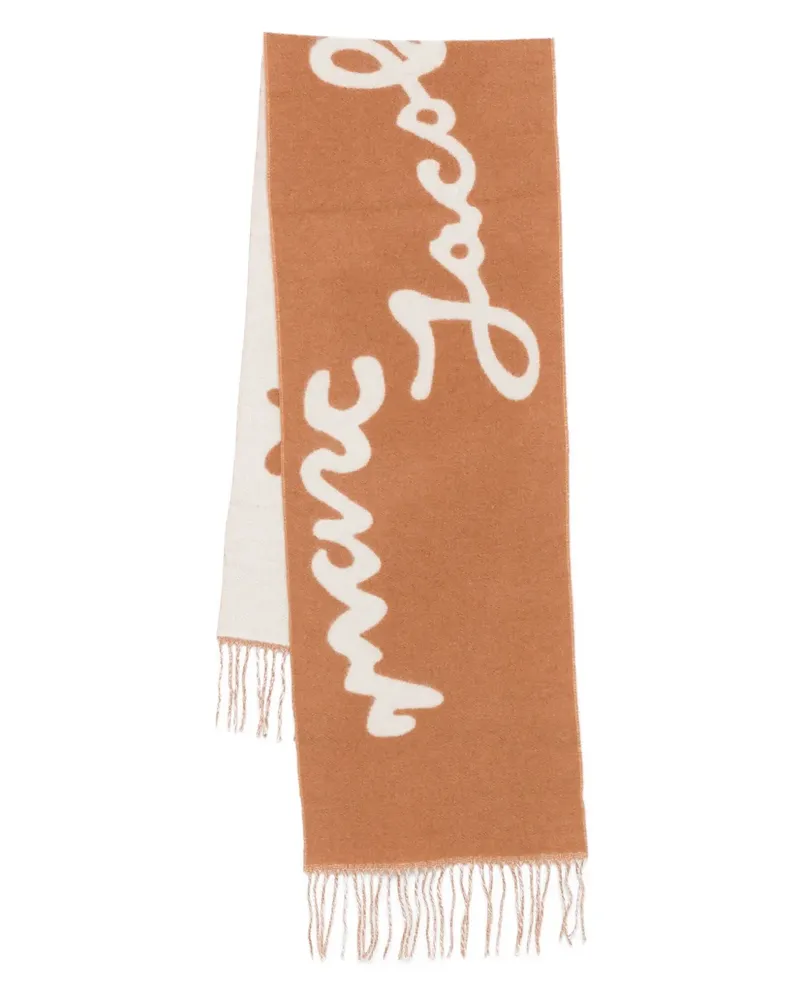 Marc Jacobs Schal mit Logo - Nude Nude