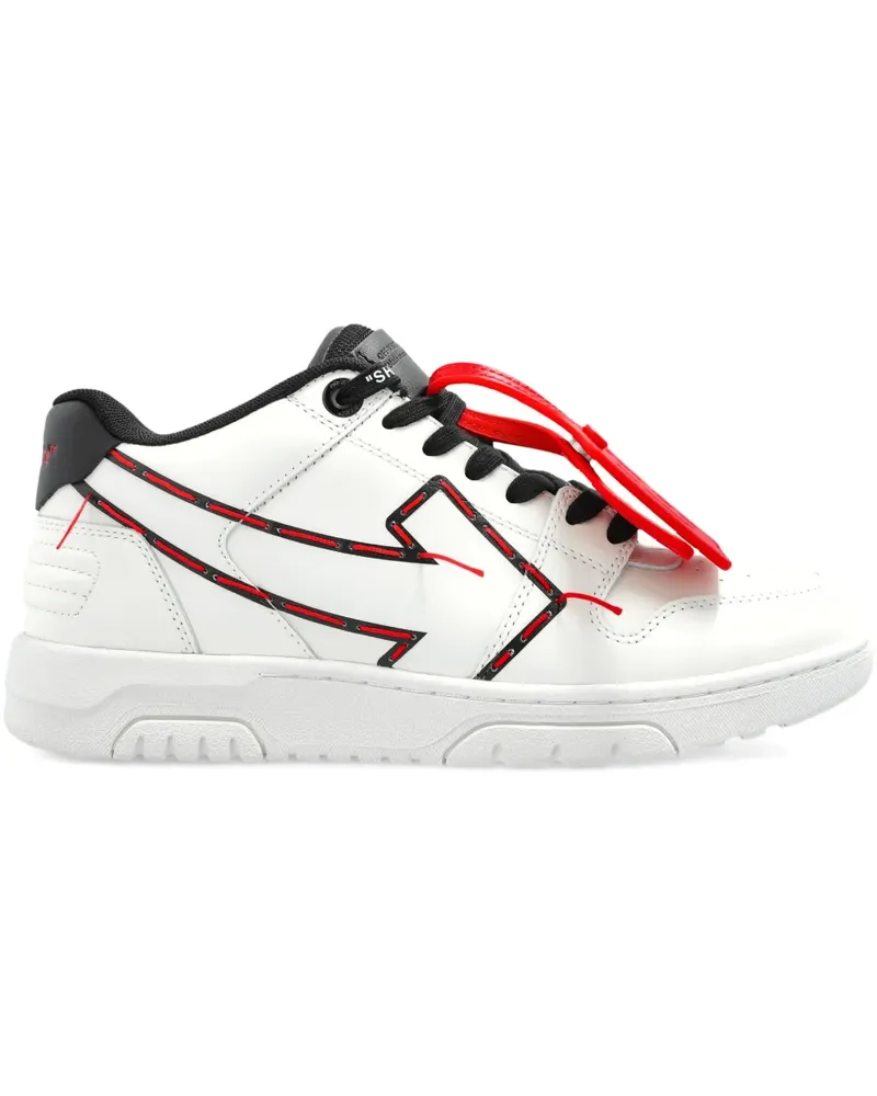 OFF-WHITE Lightning Bolt Low Sneakers - Weiß Weiß