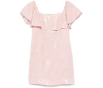 Minikleid mit Pailletten - Rosa