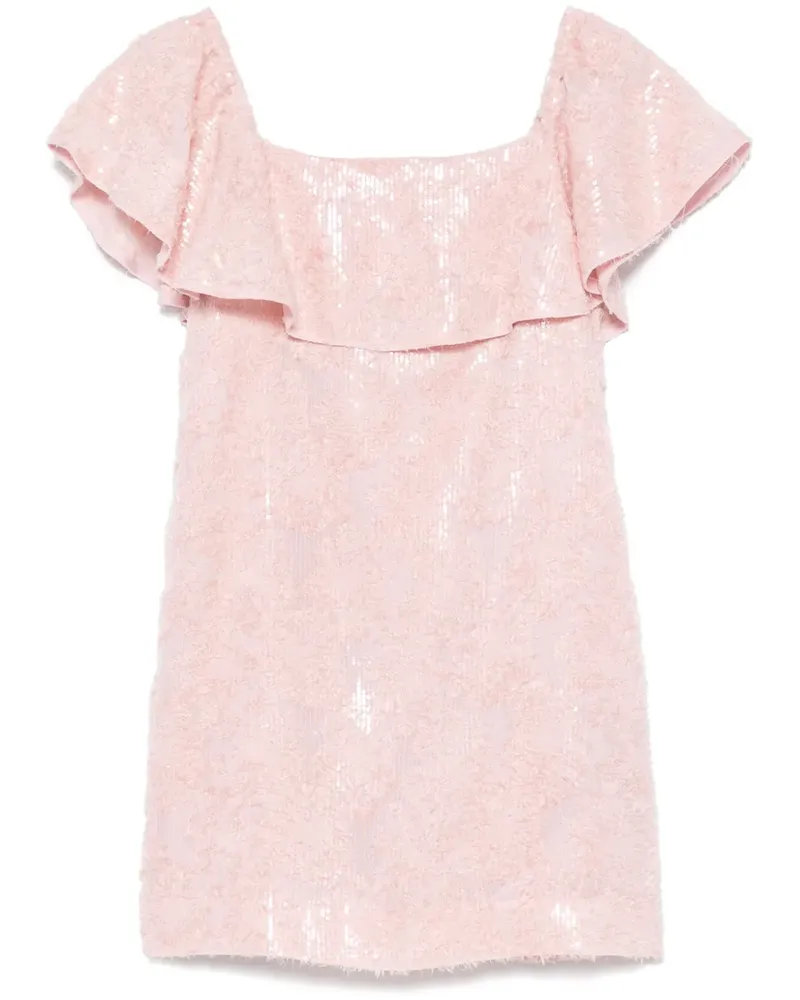 Dorothee Schumacher Minikleid mit Pailletten - Rosa Rosa