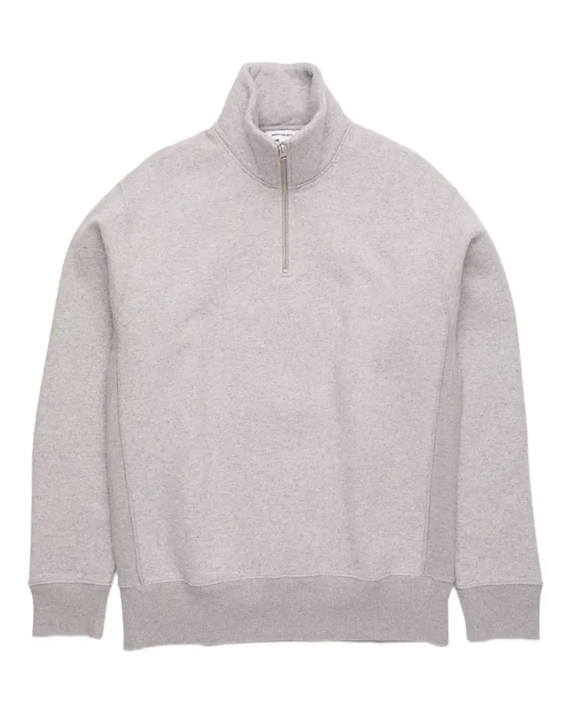 Norse Projects Ketel Pullover mit kurzem Reißverschluss - Grau Grau