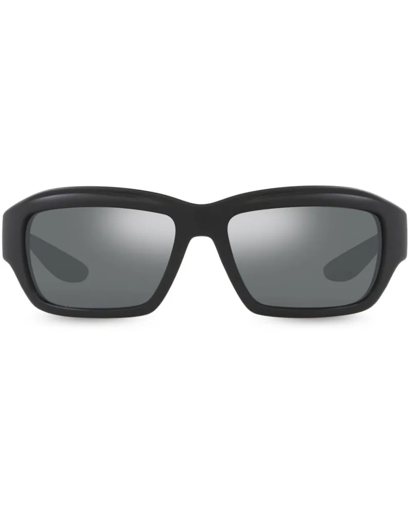 Dolce & Gabbana DG Toy Sonnenbrille mit eckigem Gestell - Schwarz Schwarz