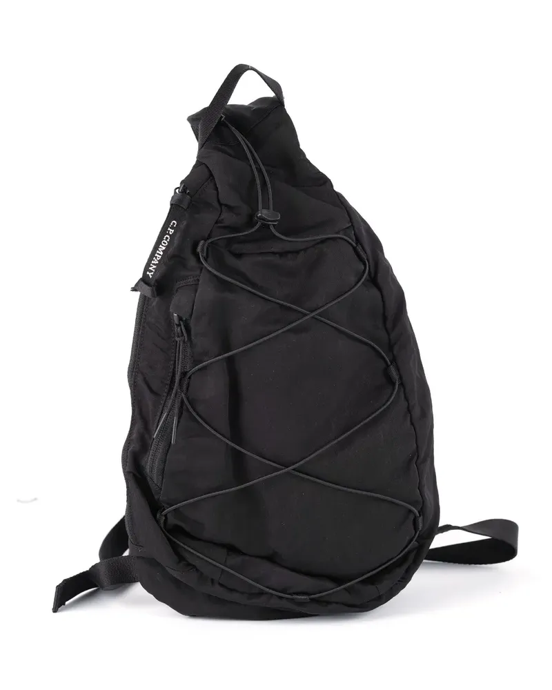 C.P. Company Rucksack mit Kordelzug - Schwarz Schwarz