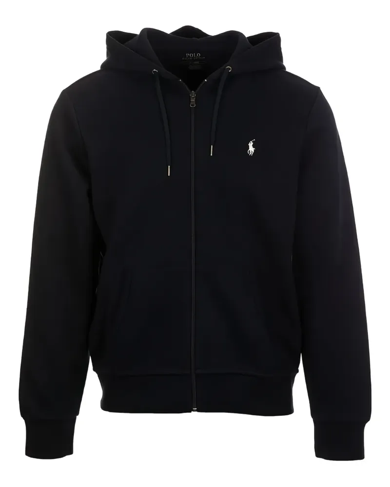 Ralph Lauren logo-embroidered zip hoodie - Schwarz Schwarz