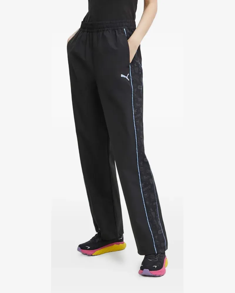 Puma x Sophia Chang logo-detail track pants - Schwarz Schwarz