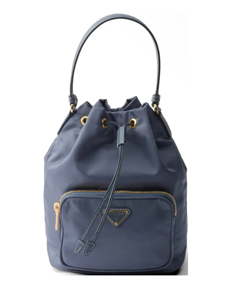 Prada Duet Re-Nylon bucket bag - Blau Blau