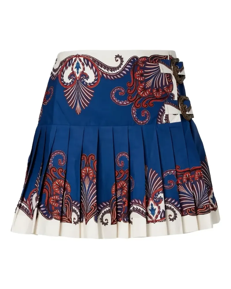 FARM Rio pleated mini skirt - Blau Blau