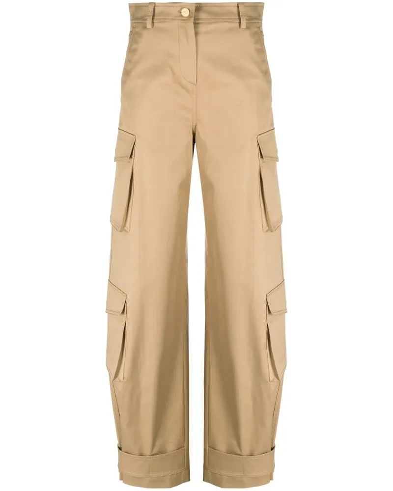 Valentino Garavani Cargohose mit hohem Bund - Nude Nude