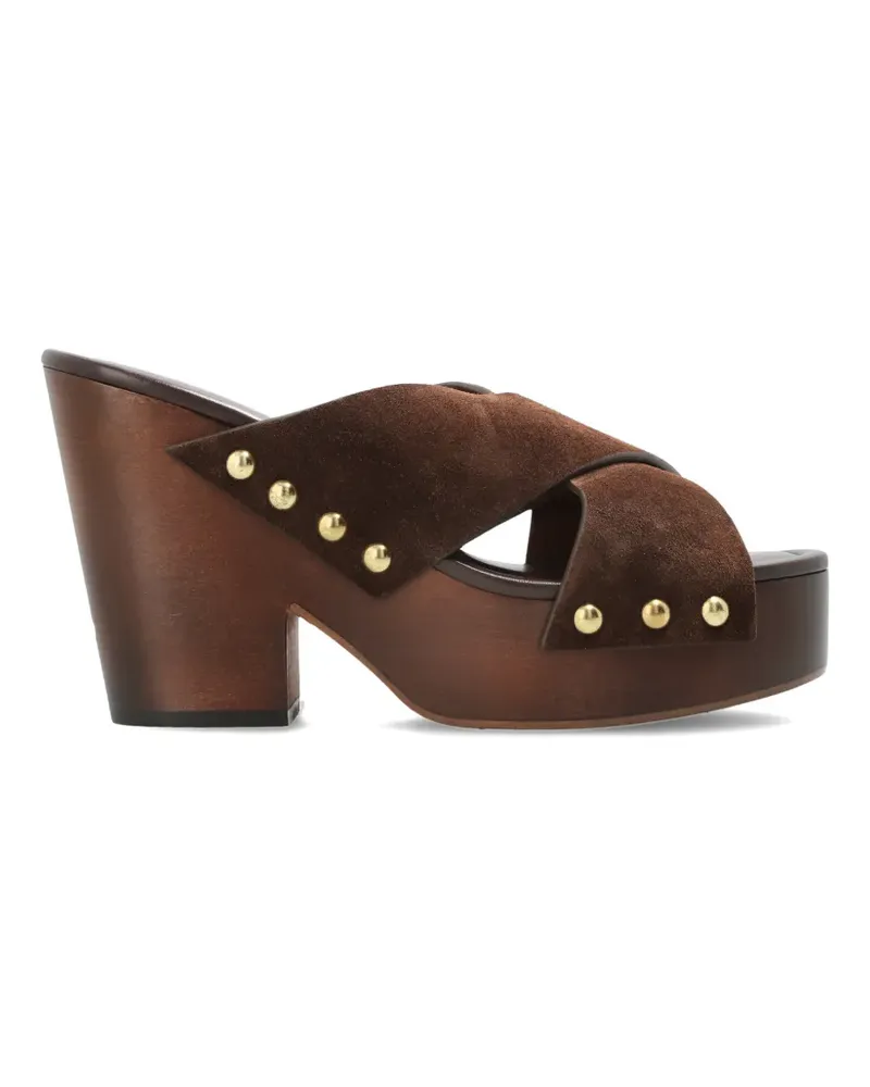 Paris Texas studded crossover sandals - Braun Braun