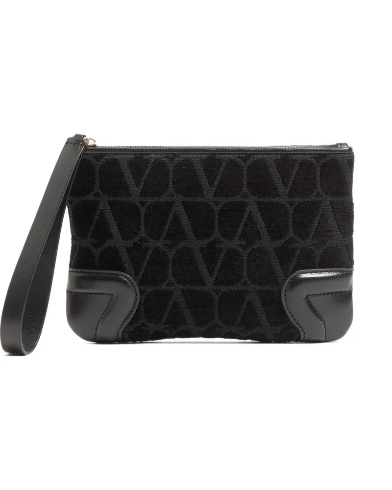 Valentino Garavani Toile Iconographe pouch - Schwarz Schwarz