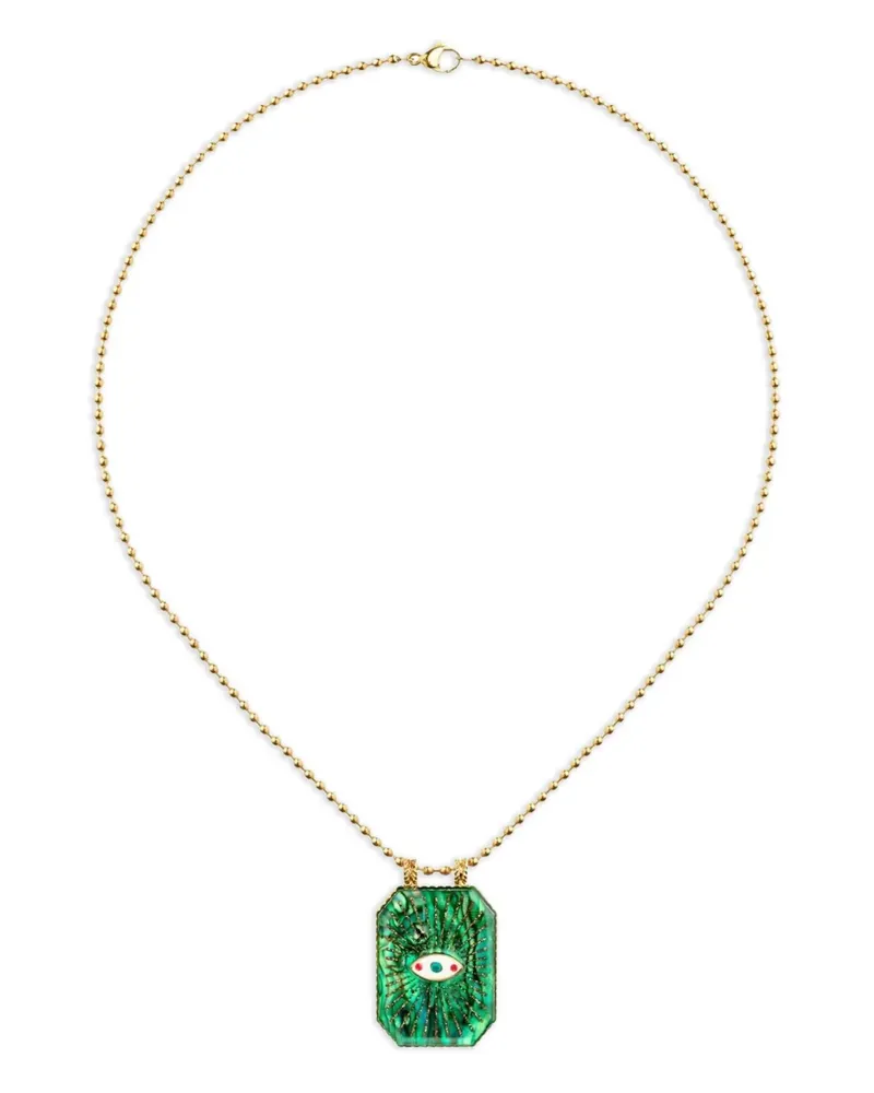 Marie Lichtenberg Raiz'In scapular necklace - Gold Gold