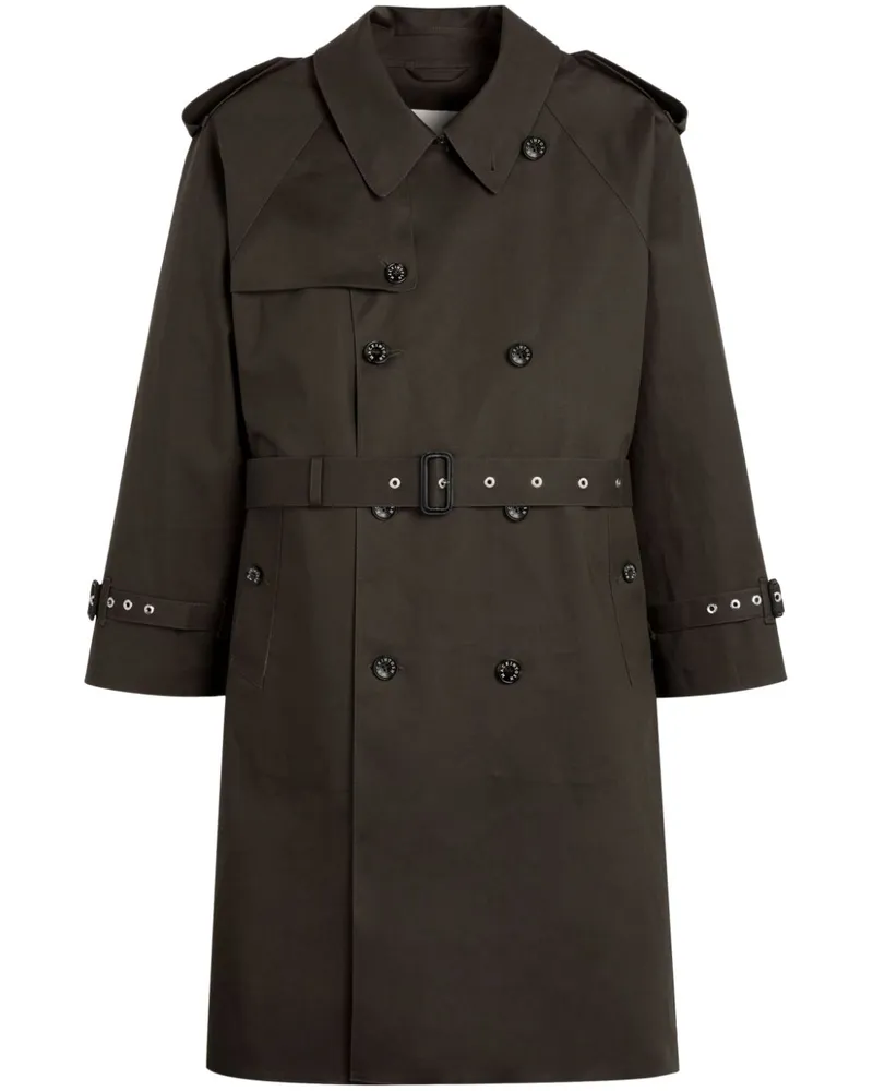 MACKINTOSH Earlston Trenchcoat - Braun Braun
