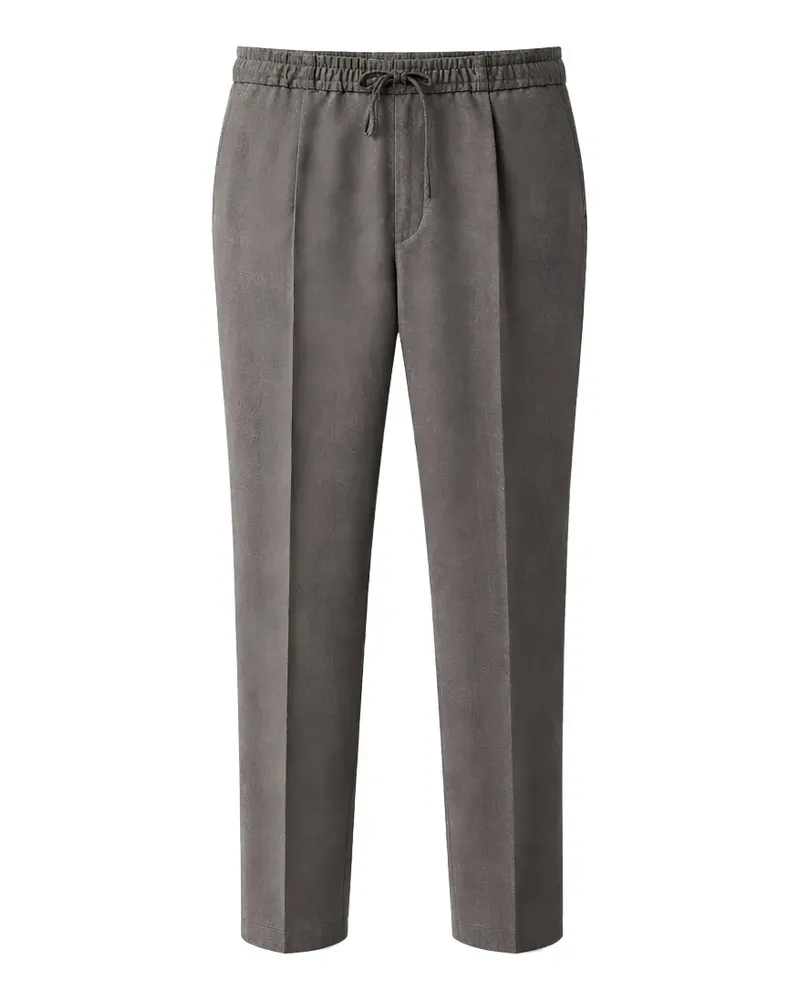 Pal Zileri drawstring-waistband pleated trousers - Braun Braun