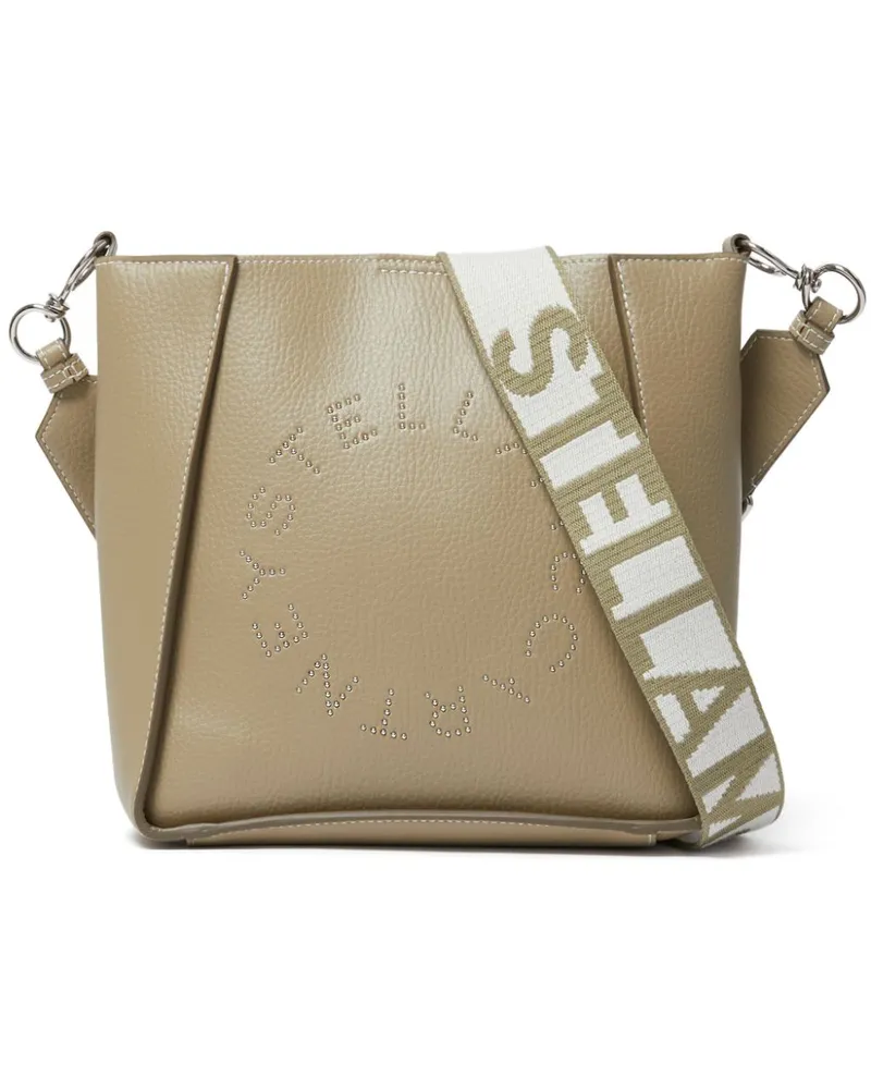 Stella McCartney Mini Logo Square Umhängetasche - Nude Nude