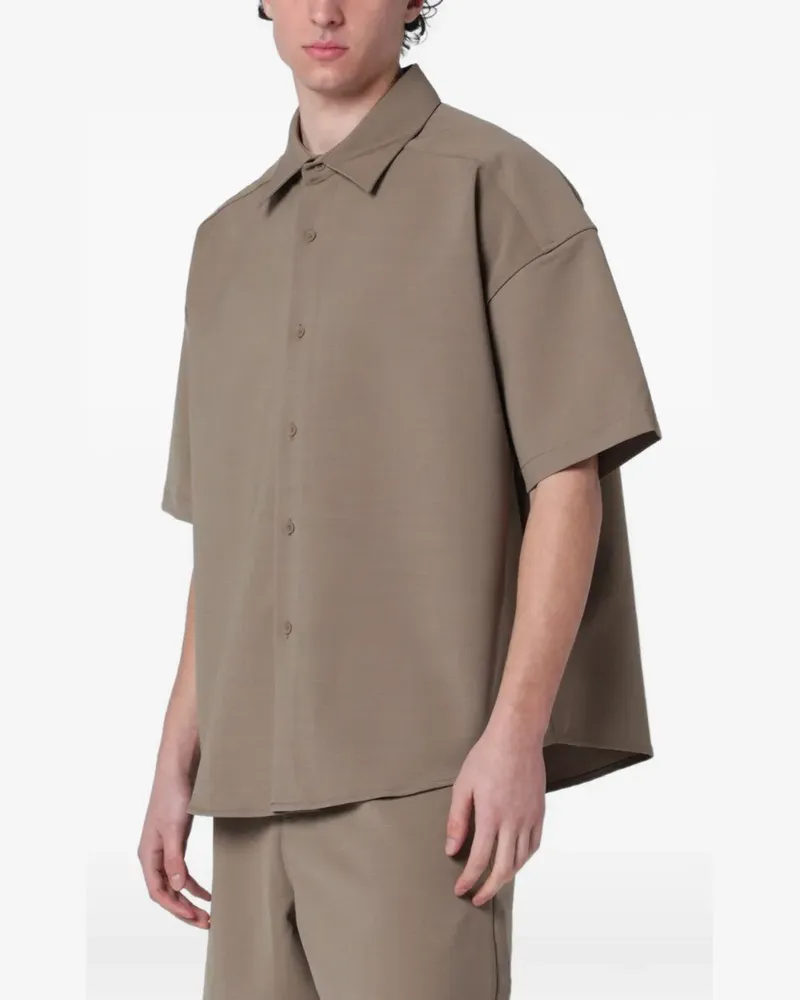 Entire Studios Hemd im Oversized-Look - Braun Braun
