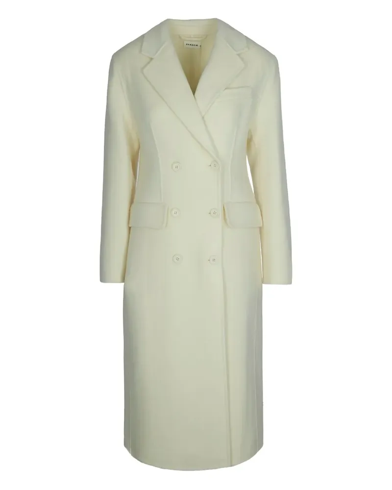 P.A.R.O.S.H. P.A.R.O H. double-breasted coat - Weiß Weiß