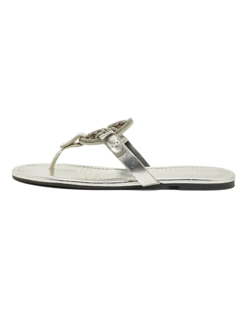 Tory Burch Miller leather sandals - Silber Silber