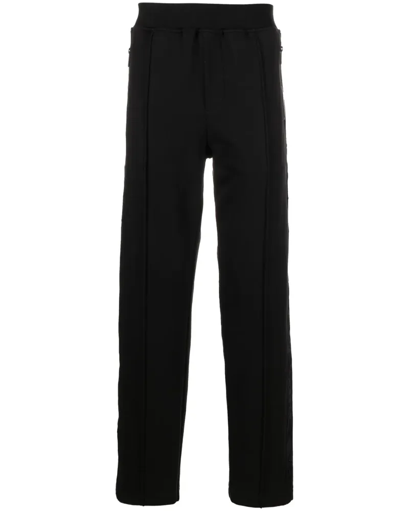 Versace Jeans Hose mit Falten - Schwarz Schwarz