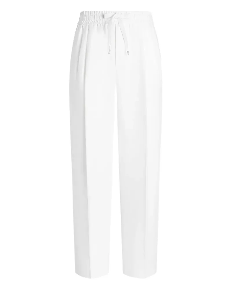 Dolce & Gabbana Tapered-Hose aus Leinen - Weiß Weiß