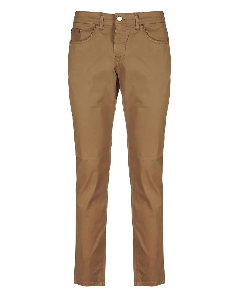 PT TORINO Hose im Five-Pocket-Design - Braun Braun