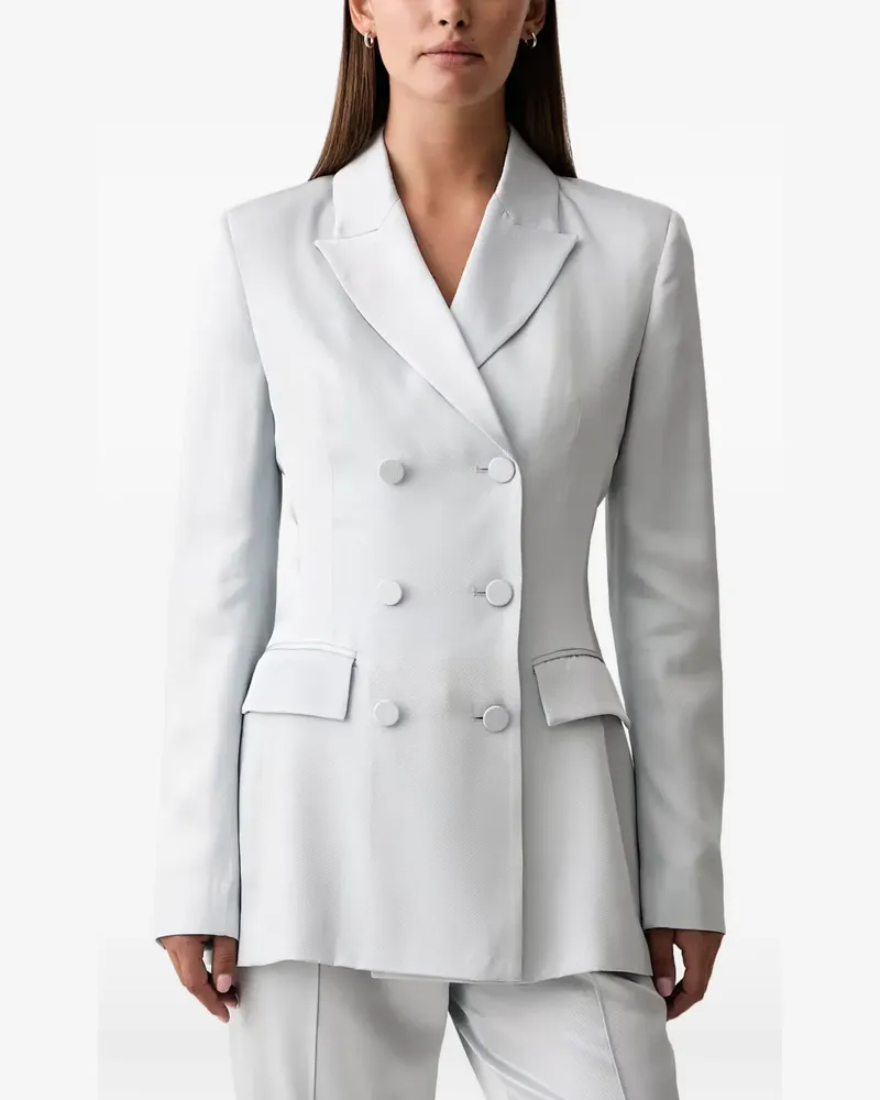Trussardi Doppelreihiger Blazer - Blau Blau