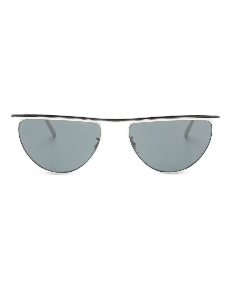 Oliver Peoples x Khaite 1984C geometric sunglasses - Silber Silber