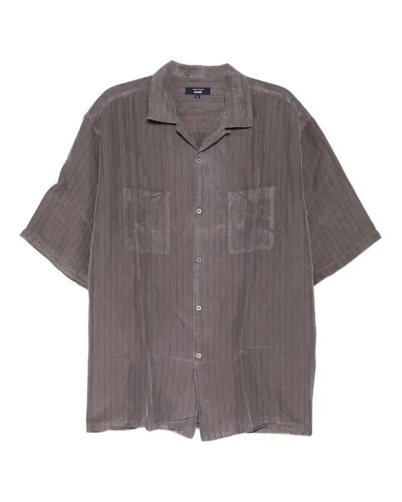 Comme des Garçons pinstripe short-sleeve shirt - Violett Violett